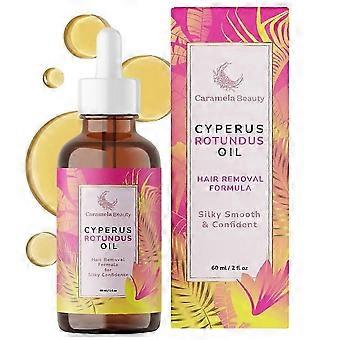 60ml Cyperus rotundus hair removal oil, vegan formula, suitable for 60ml bottles