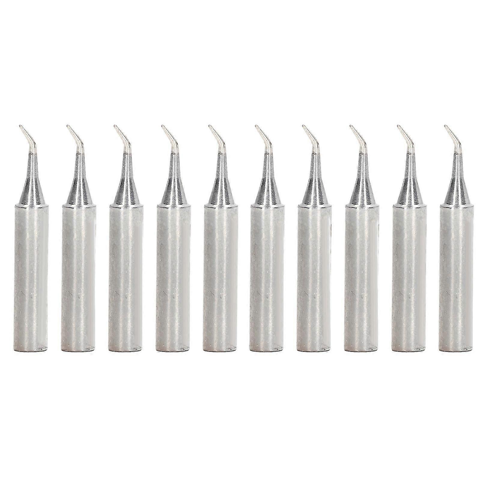 10pcs Universal Internally Heated Replacement Soldering Iron Tips Type IS (Angled Head)