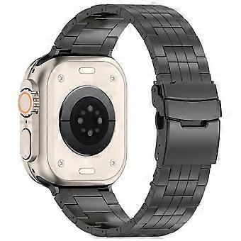 Voor Apple Watch Ultra 2 Ultra 49 mm / Series 9 8 7 45 mm / 6 5 4 SE (2022) SE (2023) SE 44 mm / 3 2 1 42 mm 5-kralen band van titaniumlegering