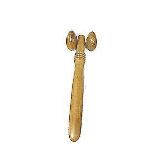Rosewood Massager, Facial Massager, Two-wheeled Nose Massager