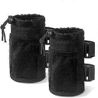 Oxford Fabric Bike Cup Holder For Bike, Boat,scooter,wheelchair(1 Pcs, Black)