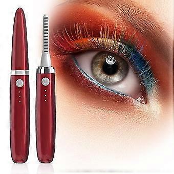 Rechargeable Heated Eyelash Curler Usb Silicone Long Lasting Curl Electric Waterproof Tool Gift