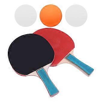 Table Tennis Training Rackets Comfortable Grip for Sports Use 4Sets Assorted Color