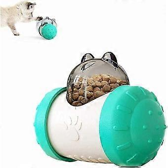 Pet Food Ball, IQ Ball Dog Puppy Toys, Dog Treats Ball, for Increasing IQ, Mental Stimulation, Dog, Cat, Rabbit, Pet (Green)