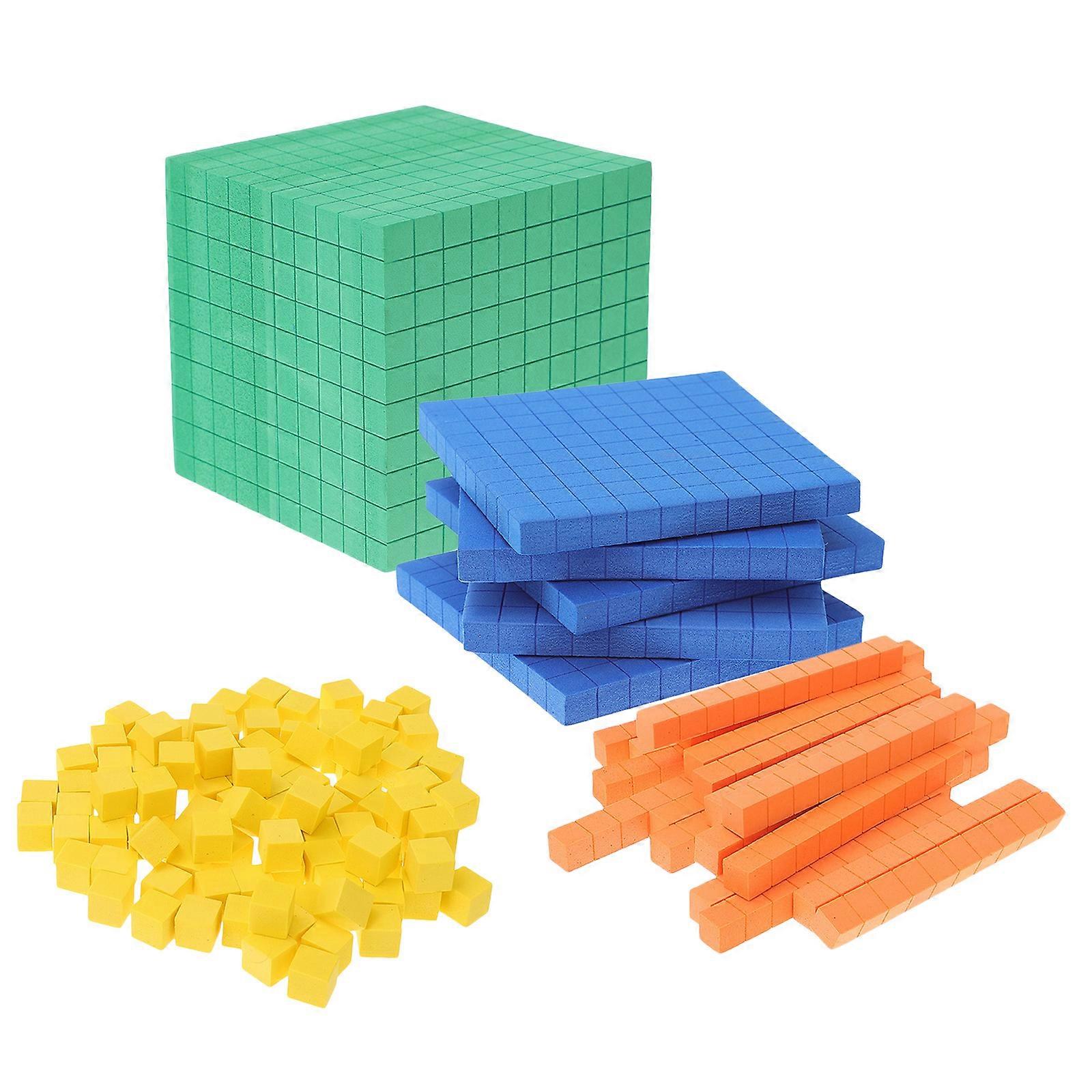 1 Set Math Counting Cube Educational Learning Children Toy Counting Toy