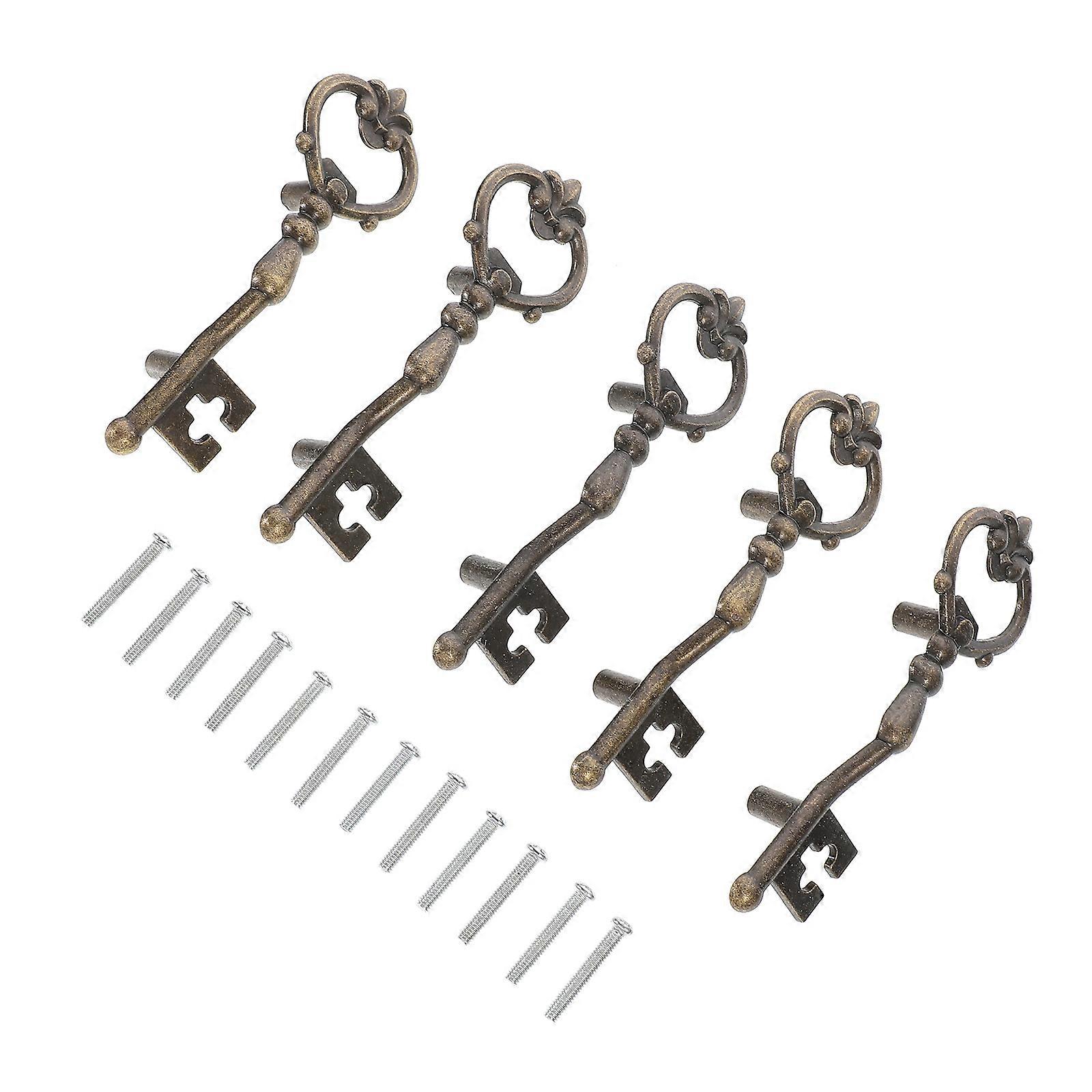 5 Pcs Cabinet Knobs Cabinets Handle Knobs Cabinet Door Knob Key Dresser Pulls