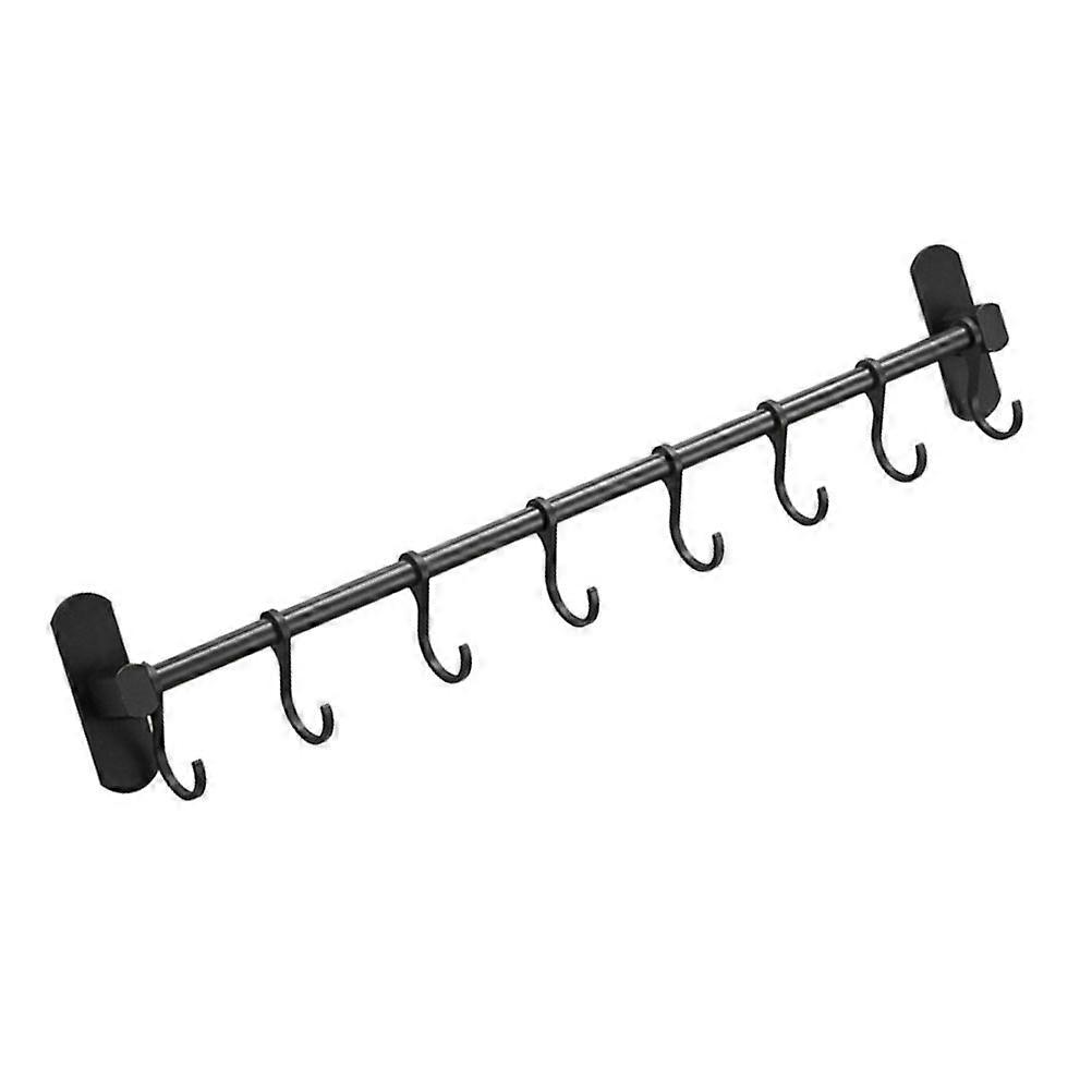 1Pc Punching-free Storage Hook Kitchen Movable Hook Wall-mounted Row Hook