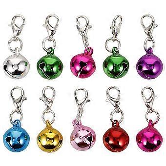 Pet Collar Bell Durable Cat Dog Collar Bells for Use 10Pcs Set
