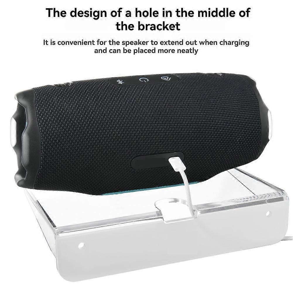 2PCS Floating Speaker Bracket Concealed Floating Wall-Mounted Speaker Storage Bracket Display Stand