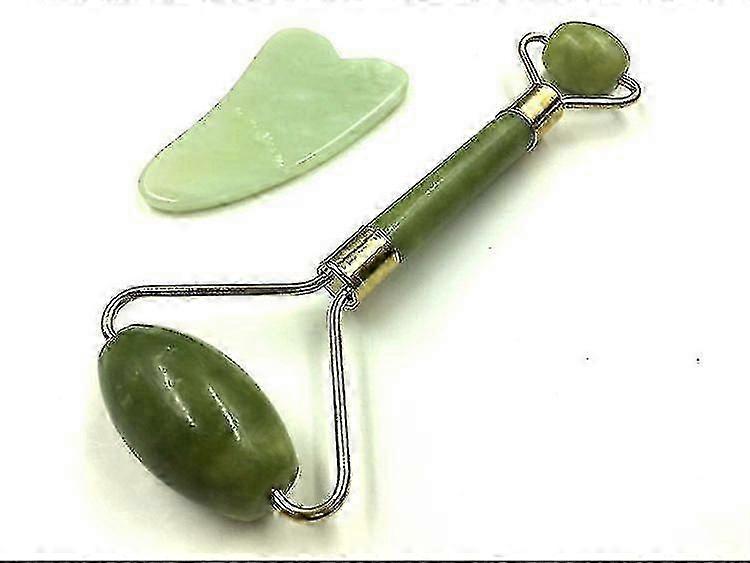 Jade Roller and Gua Sha Tool Set