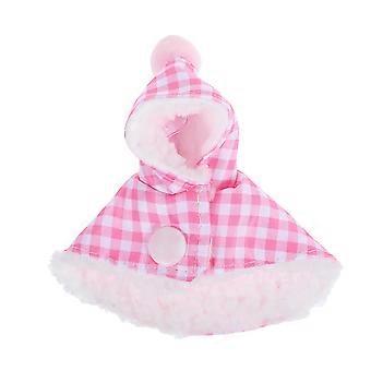 Pet Bird Costume Plush Cloak for Parrots Cozy Warm Outfit