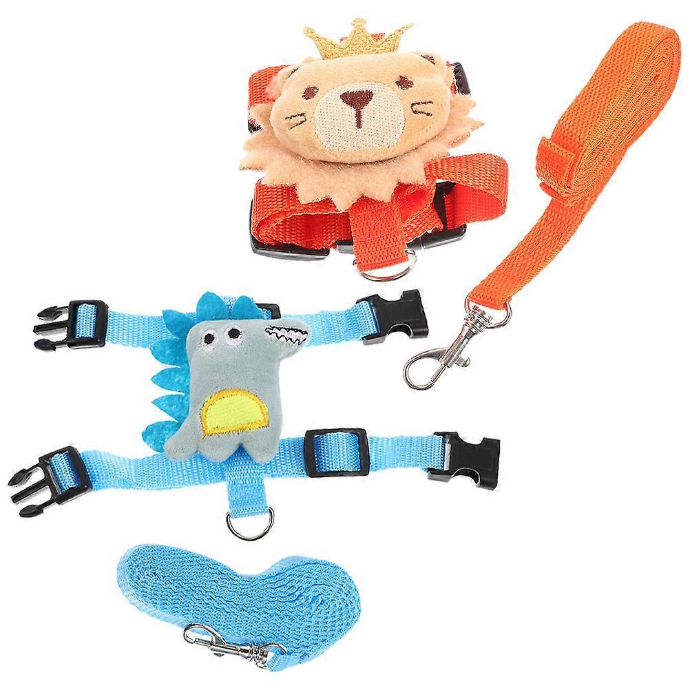 Small Pets Harness Rabbit Leash for Comfortable Walking in 2Sets