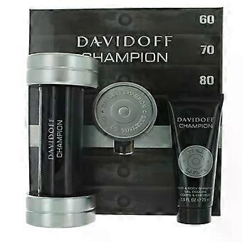 Davidoff Champion Eau De Toilette Spray 90ml Set 2 Pieces