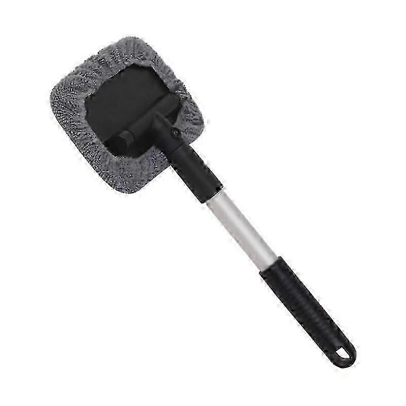 Magnetic Windshield Cleaner Tool - Multi-Function, Microfiber Pad, Portable, for