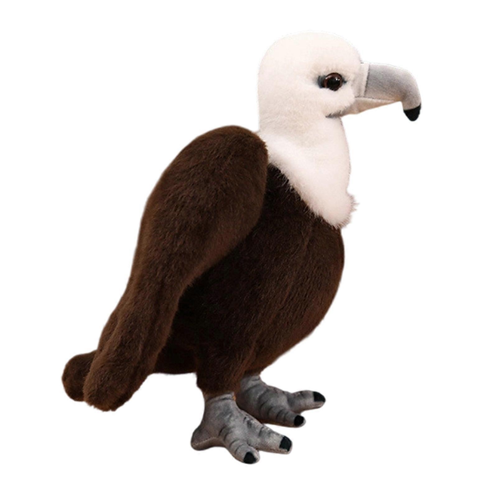 Realistic Eagle Stuffed Toy - Soft Polyester & 2 Postures - for Educational Gift