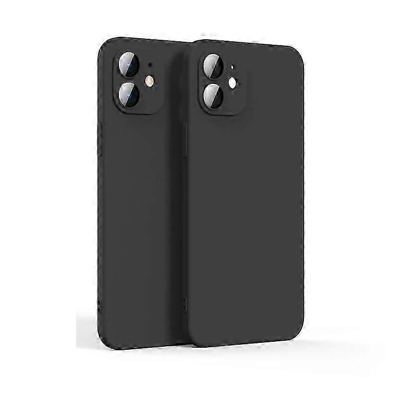 Liquid State Phone Case with Camera Lens Glass Protector for iPhone 12