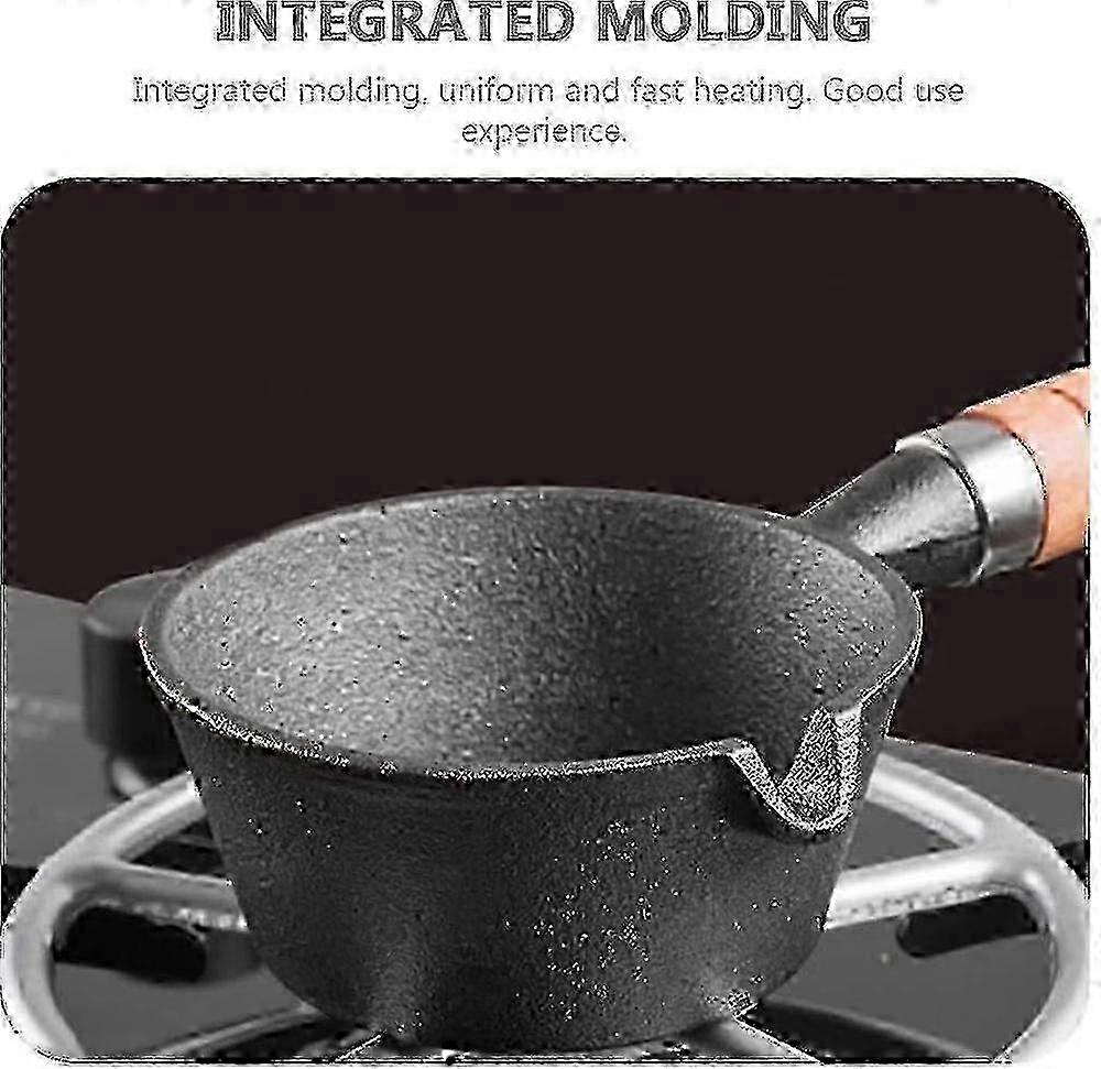 Compact Cast Iron Nonstick Sauce Pan