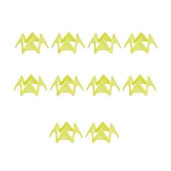 10pcs Golfing Tees Niet-weerstand Holle verhoging vliegafstand stabiliseren outdoor indoor golf tees golftraining