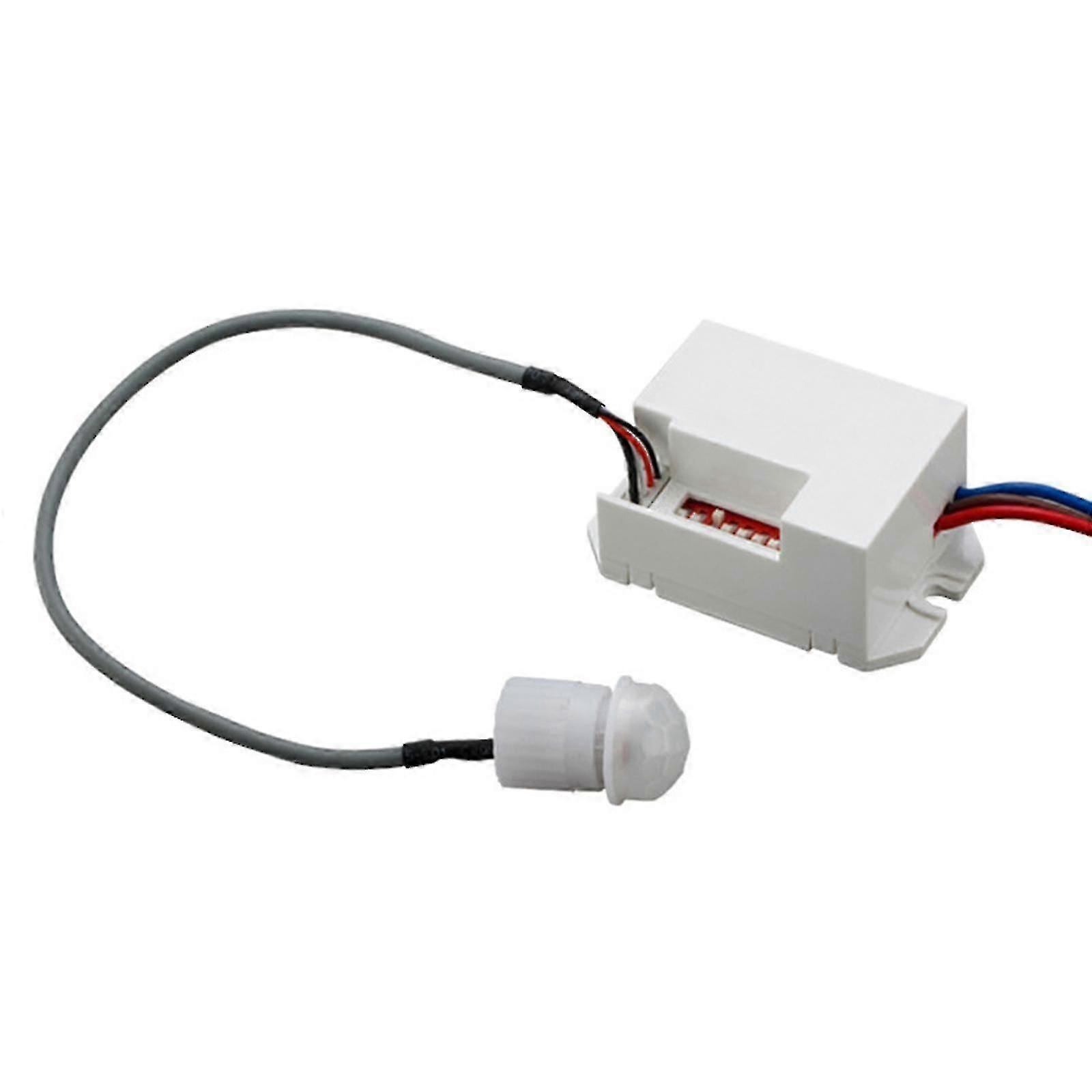 230V AC Mini PIR Motion Detector 800W Max Movement Sensor compatible with Installation