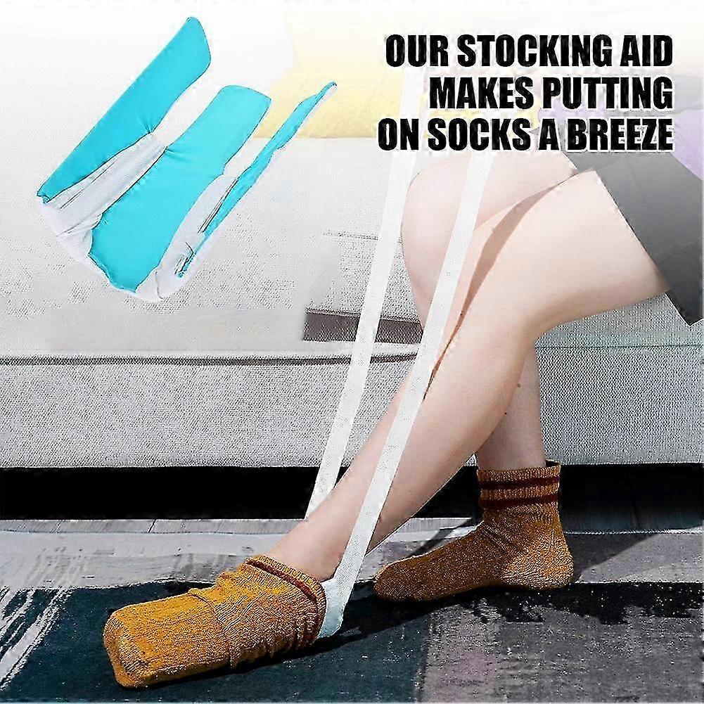 Low-Bend Sock Aid Tool