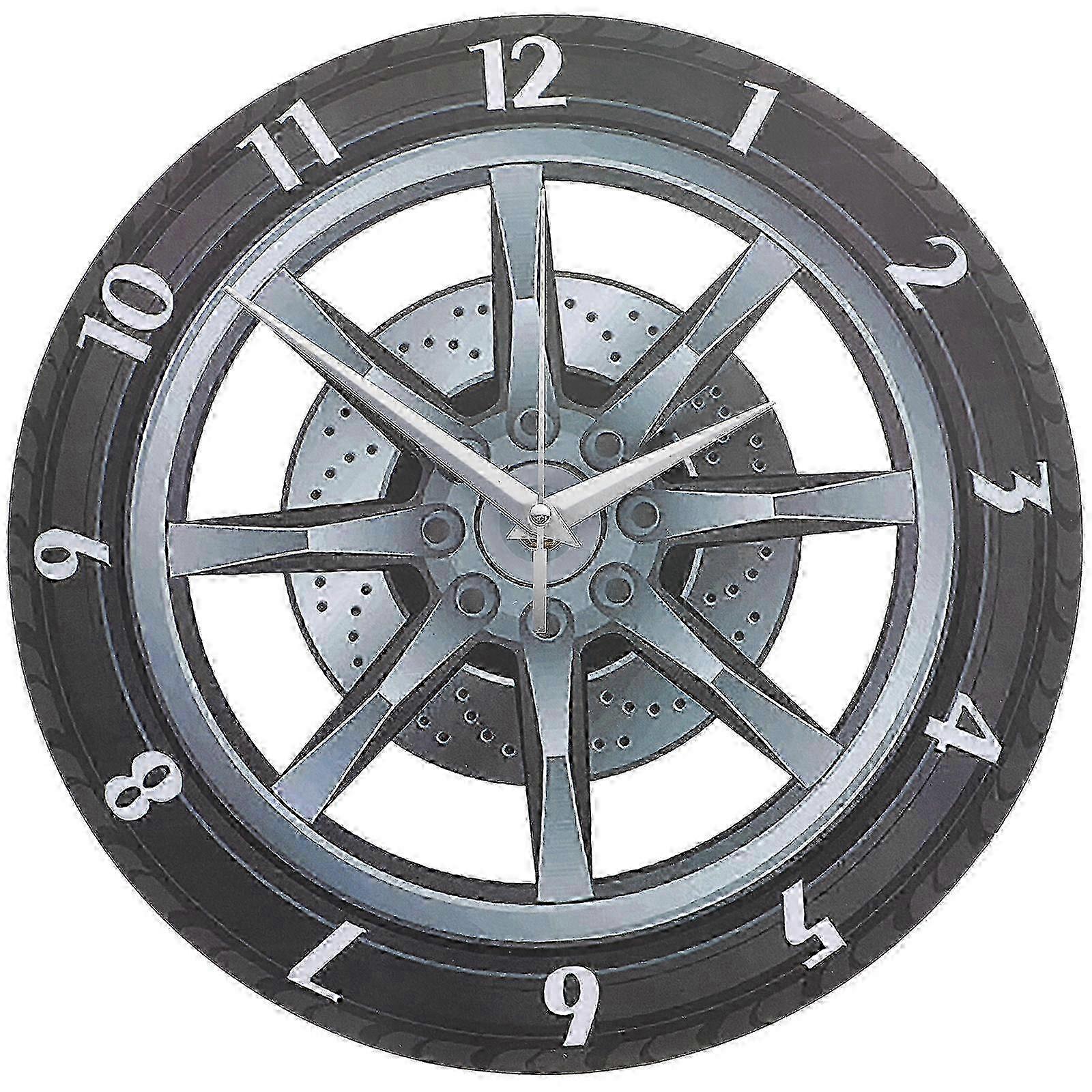 Modern Silent Wheel Rim Clock