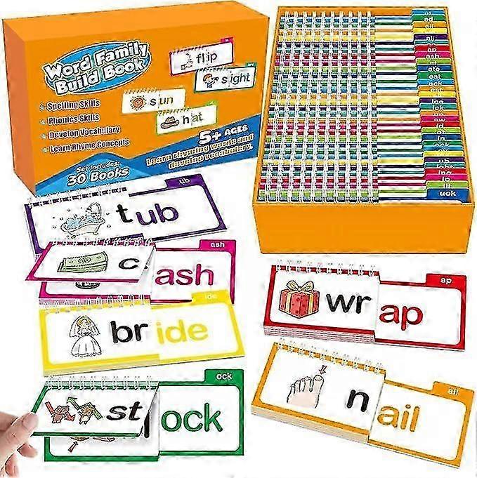 Phonics Rhyme Flip Books Learning Set