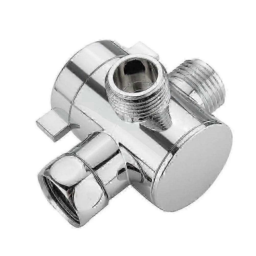 Universal 3-Way Chrome ABS Diverter