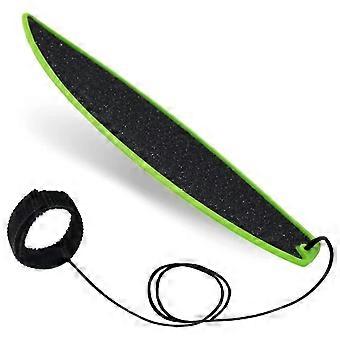 Finger Surfboard Toy 100mm Bright Green Mini Surfboard for Party Fun and DIY Entertainment