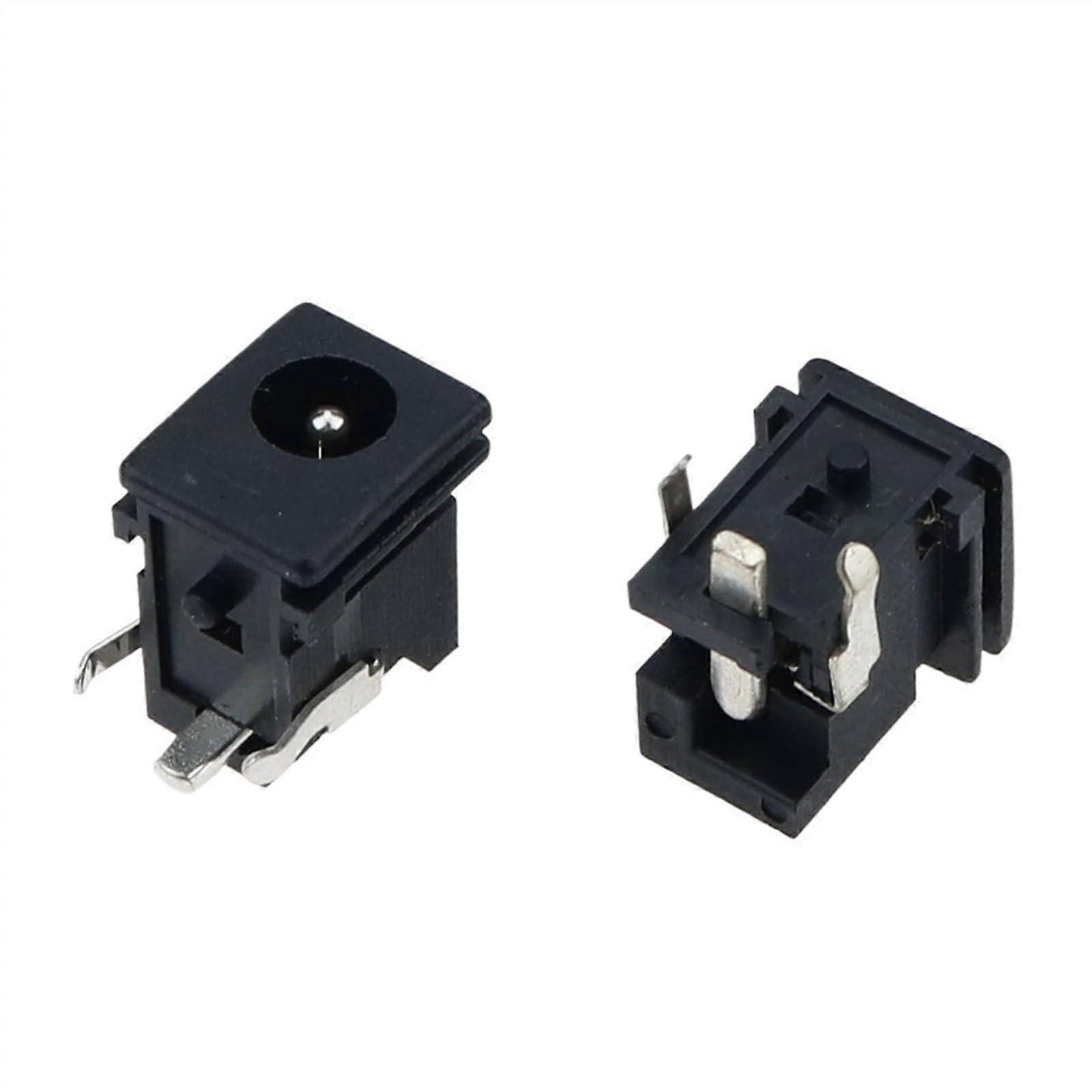 10pcs 4.8 x 1.7 mm DC Jack Socket Panel Mount Power Connector for Secure Stable DIY Projects