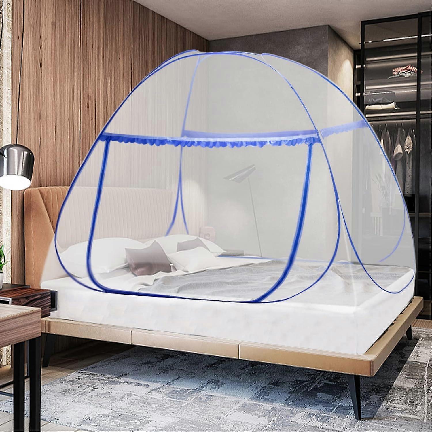 High-Density Mesh Canopy, Encrypted Net Design, Full-Enclosure Pop-Up
