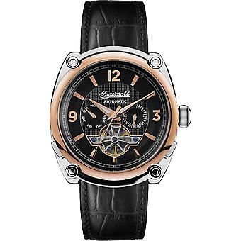 Ingersoll Michigan automatische analoge man horloge met Cowskin armband I01102B