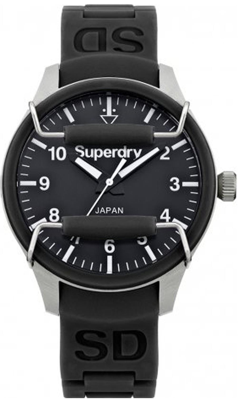 Superdry SYGSYG201E - Orologio digitale al quarzo da uomo con cinturino in silicone