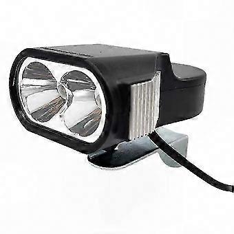 Night Cycling Safety with High-Power Waterproof LED Bike Headlight, Compatible with 36V-60V E-Bikes