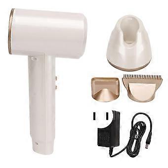 Cordless hair Dryer 3 Gears Adjustable Powerful Cold Hot Portable Handheld Hair Dryer for Home Travel 100240V White US PlugJJ