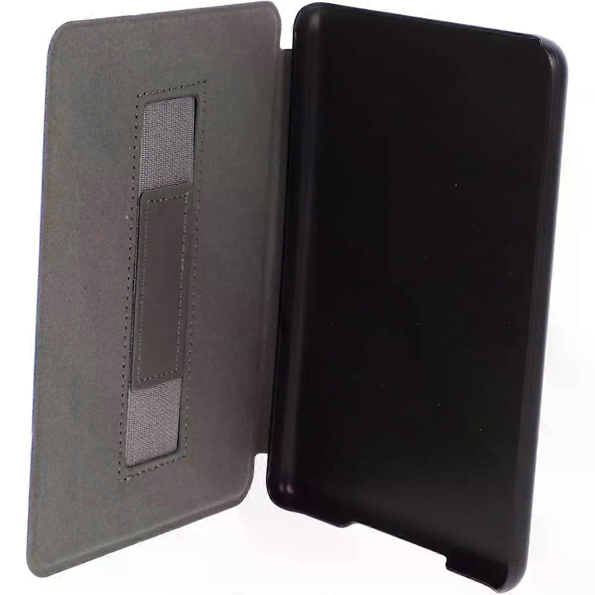Pu Leather E-reader 5/4/3 Protective Sleeve E-reader Cover with Hand Strap, Lake Blue Fabric Texture Case for 2022 Model Readers