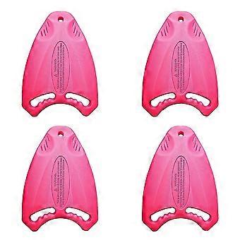 4X Pink Swim Board EVA Back Float Kickboard Safe Training Aid Plate Surf Water for Adult Children Swimming Pool-SNNGV