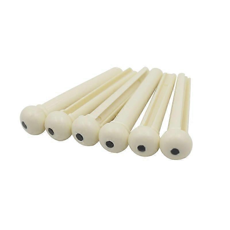 Cattle Bone Abalone Endpins 6 Pack