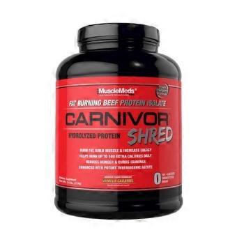Muscle Meds Carnivor Shred Hydrolyzed Protein Vanilla Caramel, 3.8 Lbs (Pack of 1)