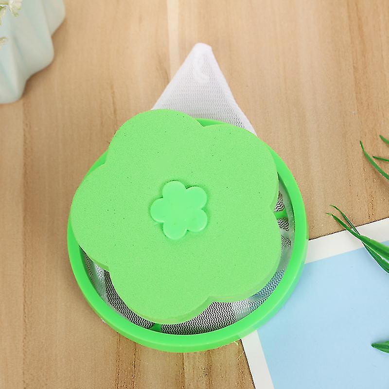 2pcs Reusable Washing Machine Floating Lint Mesh Bag, Washer Hair Filter Net Pouch