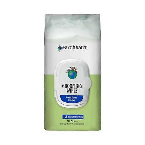 Earthbath Grooming Wipes Green Tea & Awapuhi, 100 Count