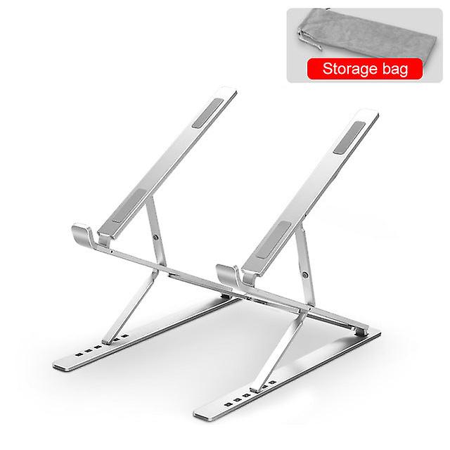 Laptop Stand Foldable 6 + 9 Levels Double Layer Height Adjustable Aluminum Portable Bracket