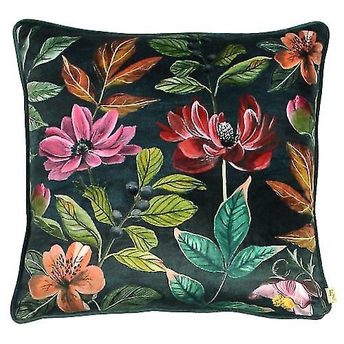 Evans Lichfield Midnight Garden Floral Cushion Cover