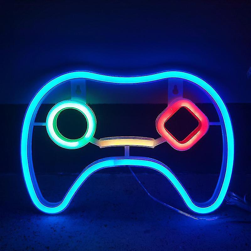 Παιχνίδι σχήμα νέον σημάδι, Gamepad φώτα νέον για βίντεο / pc Gamer, έφηβοι αγόρια ' Δώρο Υπνοδωμάτιο Τοίχος Μπαρ Διακόσμηση