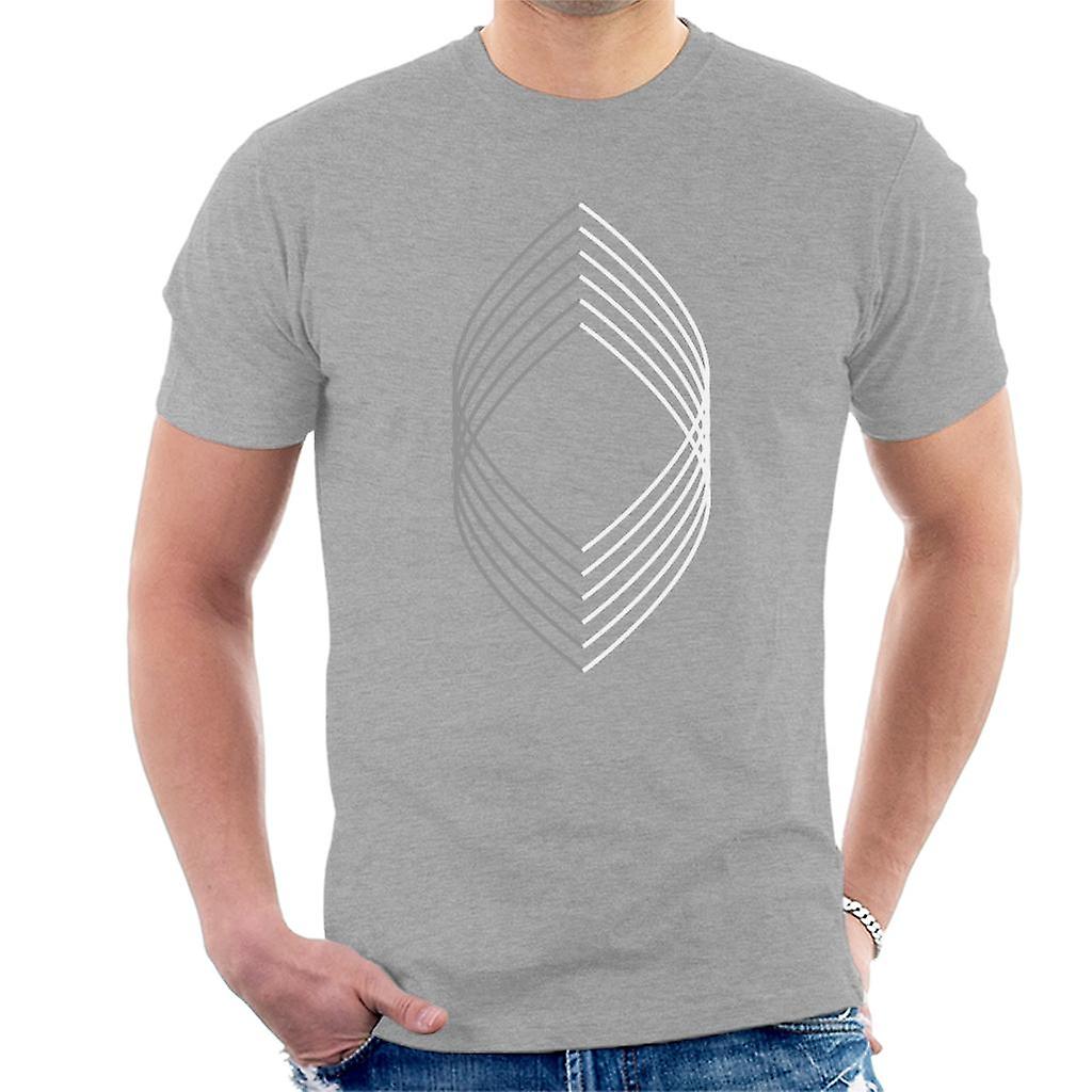 Geometric Shape Half Diamond Men's T-Shirt