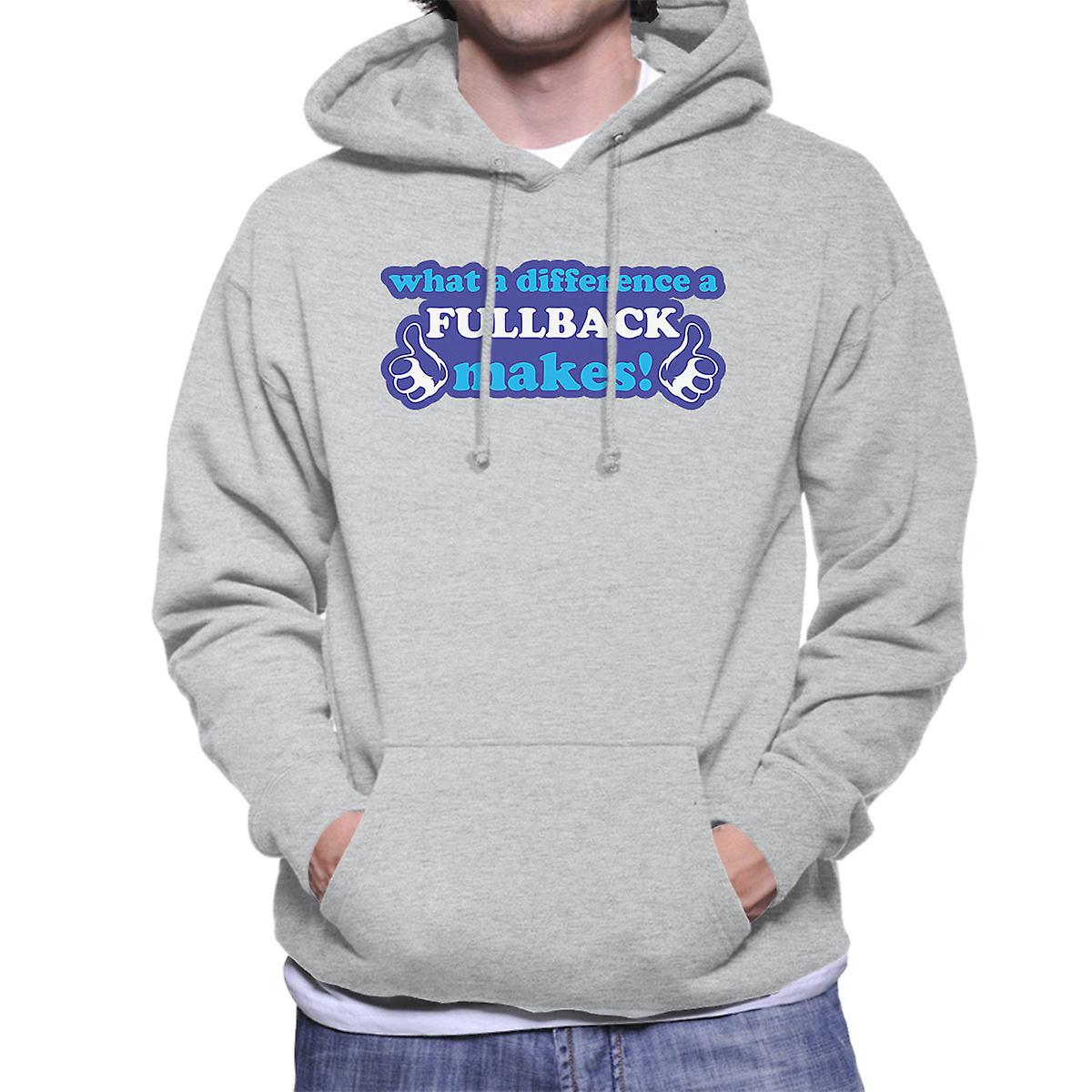 Ciò che una differenza A Fullback rende felpa con cappuccio