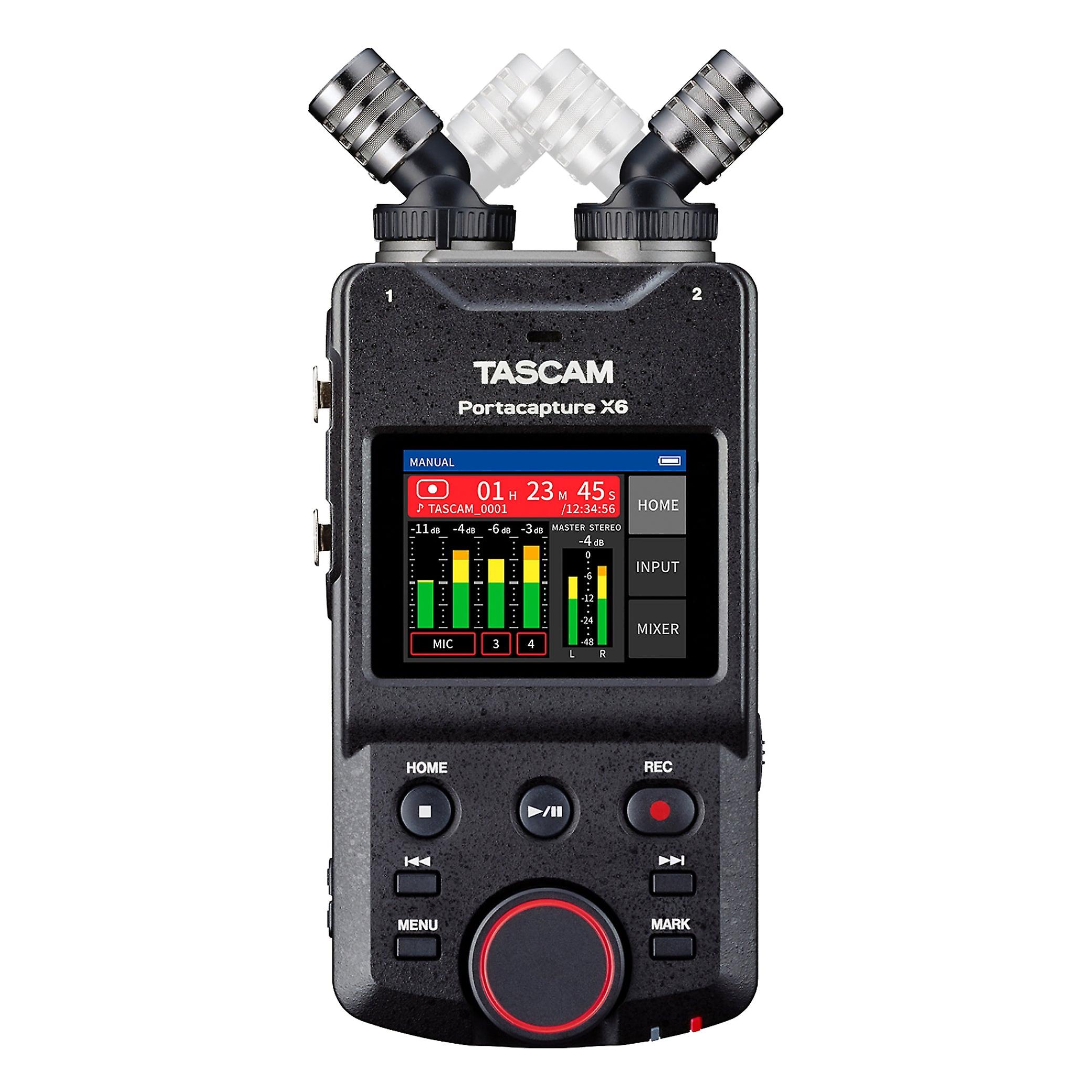 Tascam X6 High-resolution Multi-track Handheld Recorder 96-khz/32-bit Floating-point Recording Technology