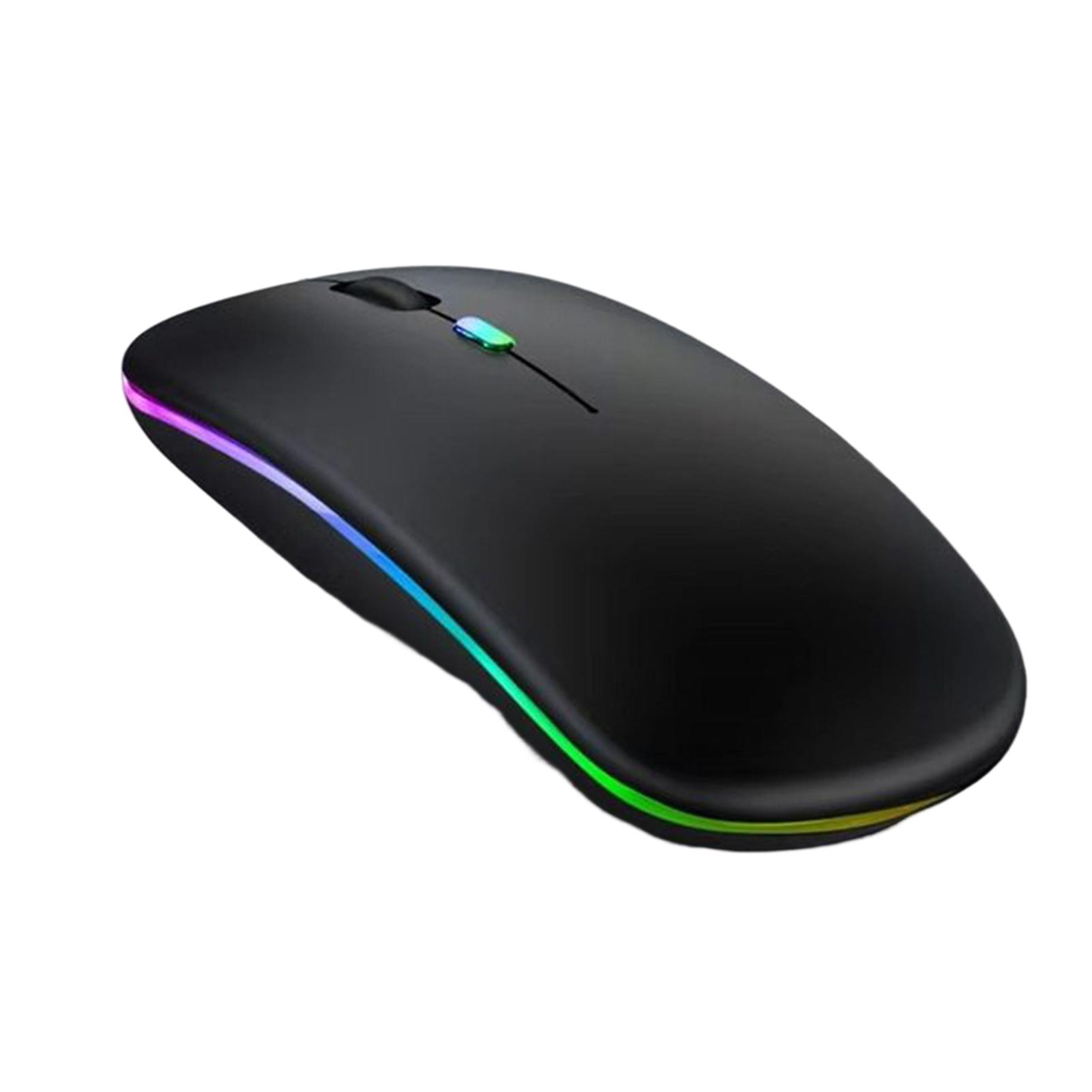 Matte/Glossys Wireless Bluetooth-Compatible Mouse Portable Cordless Quiet Mouse for PC Notebook Laptops