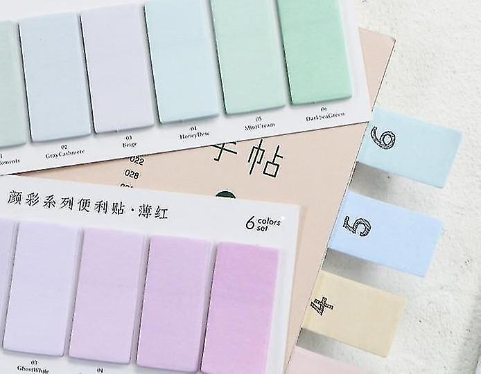 F Water Color Notebook Planner Bookmark Sticky Notes Sticker Marker