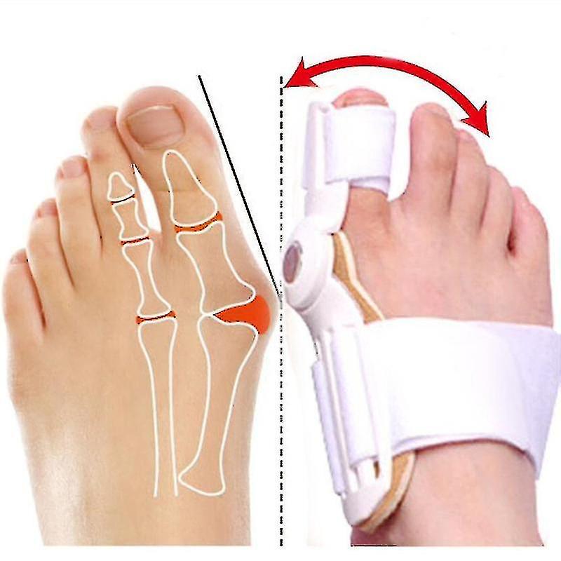 2pcs Splint Big Toe Straightener Corrector Foot Pain Relief Hallux Valgus Correction Orthopedic Pedi