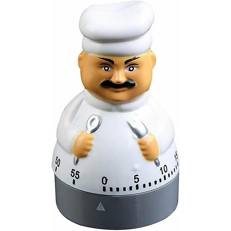 60 Minute Timers Mechanical Timers Kitchen Clock Cooking Clock Loud Alarm Counters(Chef)